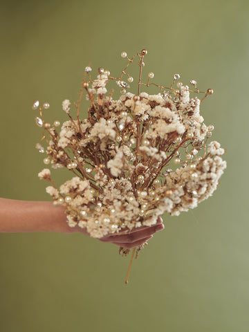 Lilah | Pearls & Swarovski Bridal Bouquet