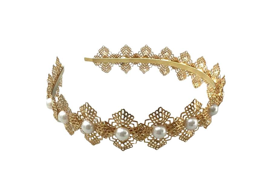 it's thyme | gold headpiece