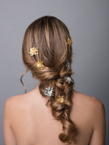 Flora Arabica | 1 | Gold or Silver Hair Clip EACH